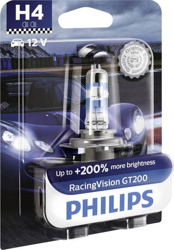 Philips RacingVision H4 GT200, Verzenden, Nieuw