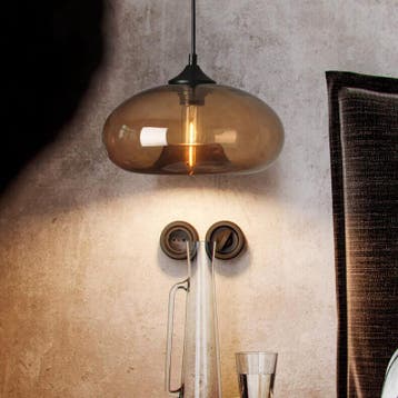 Industriële Glazen Hanglamp, Verzenden, Nieuw