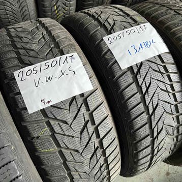 2 x Vredestein Wintrac Xtreme S 205-50-17 Winterbanden 7mm, Gebruikt, 17 inch, Band(en), Personenwagen