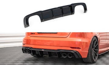 Diffuser Audi RS3 8V Sportback FL Maxton Glans Zwart met, Ophalen of Verzenden, Nieuw