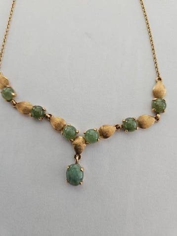 Halsketting - 14 karaat Geel goud - 5.60ct. tw., Sieraden, Tassen en Uiterlijk, Nieuw