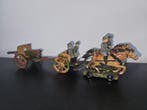 Hausser - Speelgoed Kanonnenwagen met paarden en soldaten -, Antiek en Kunst