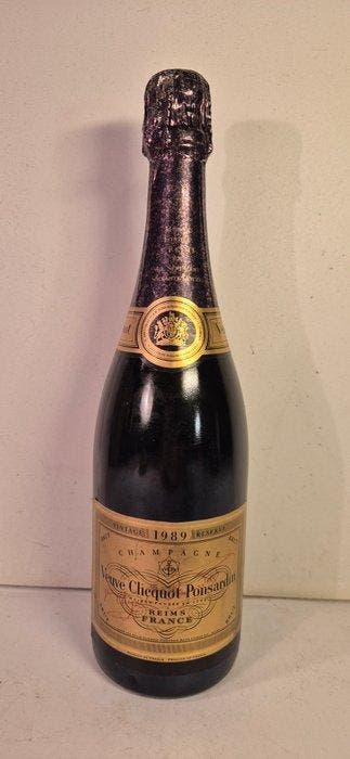 1989 Veuve Clicquot, Vintage - Champagne - 1 Flessen (0.75, Nieuw