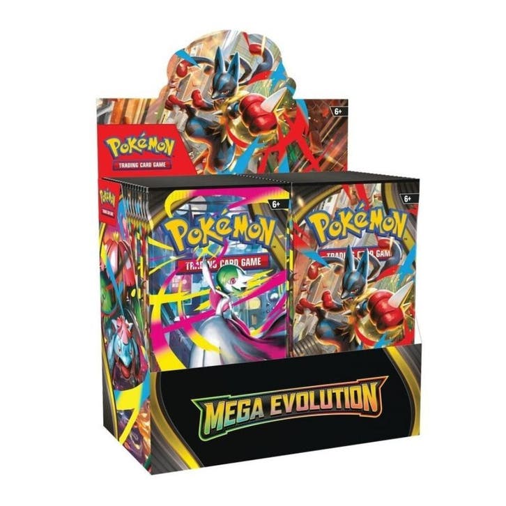 Mega Evolution Base Set (ME01) - Booster Box, Hobby en Vrije tijd, Verzamelkaartspellen | Pokémon, Boosterbox, Nieuw, Foil, Verzenden