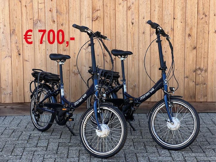2x 2e hands elektrische vouwfiets 1 jaar oud, Fietsen en Brommers, Fietsen | Vouwfietsen, Velgrem, Versnellingen, Totaal opvouwbaar