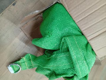 Schaduwdoek HDPE 3x4x4m lichtgroen - Retourdeal, Ophalen of Verzenden, Nieuw