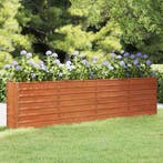 vidaXL Plantenbak verhoogd 320x40x77 cm cortenstaal roestig, 100 cm of meer, Verzenden, Nieuw, Metaal