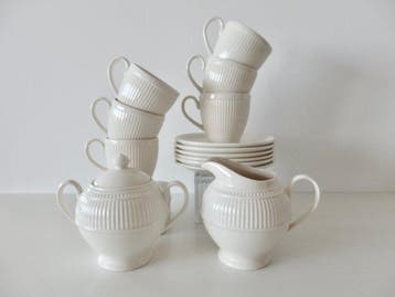 Wedgwood - Koffie- en theeservies (14) - Windsor - Porselein