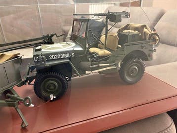 Hachette 1:8 - Modelauto (3) - Jeep willis, Nieuw