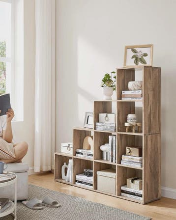 Stijlvolle Boekenkast en Kamerscherm met Kubusvakken - Veel, Verzenden
