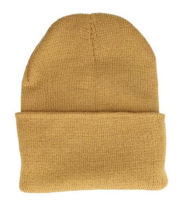 Beanie Muts - Basic - Unisex - Lichtbruin, Nieuw
