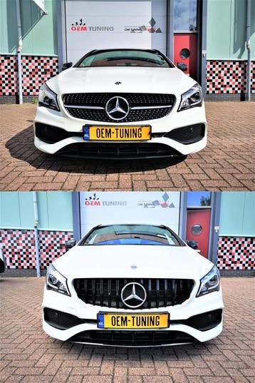 Grille CLA-Klasse C117 X117 | GTR Style | 16 – 19 Black, Voor, Mercedes-Benz, Nieuw, Ophalen of Verzenden