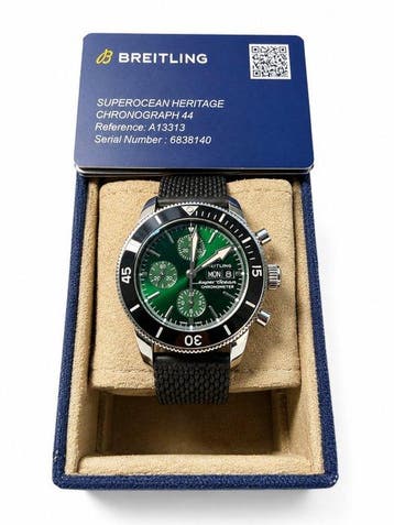 Breitling - SuperOcean Heritage Chronograph 44 - Zonder, Sieraden, Tassen en Uiterlijk, Horloges | Heren, Nieuw