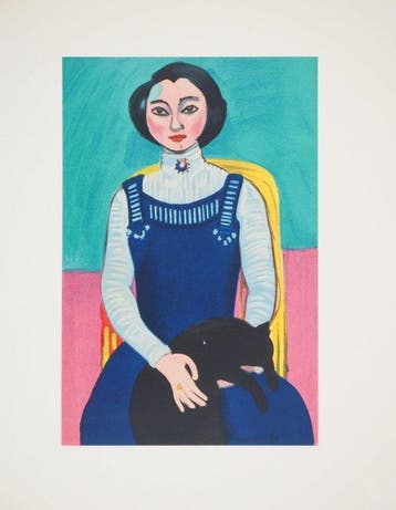 Henri Matisse (1869-1954) - Jeune fille au chat