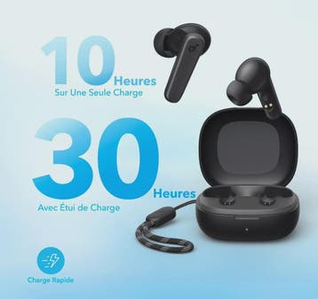 Soundcore R50i Draadloze Oordopjes: 30 Uur Luistertijd, Blue, Verzenden, Nieuw