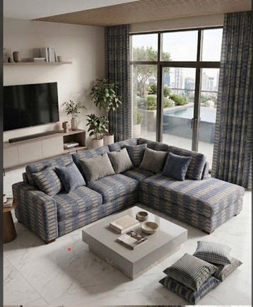 San leucio geometrico double face con parti brillanti e in, Antiek en Kunst