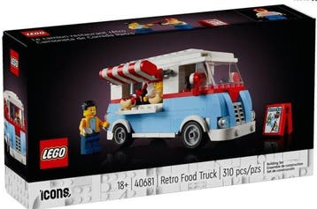 Lego Set - 40681 - Icons - Retro Food Truck - SHIPPING 10, Nieuw