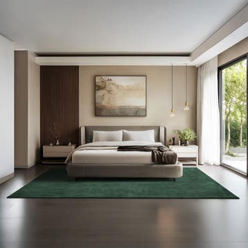 Kortpolig vloerkleed Soft Zone - 200 x 290 cm, groen, Verzenden, Nieuw