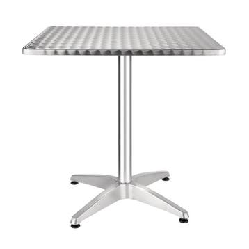 Bolero vierkante RVS bistrotafel 70cm, Verzenden, Nieuw in verpakking