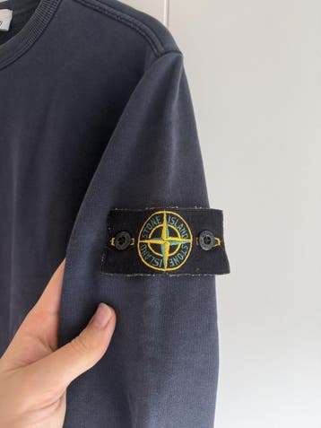 Stone Island Sweater – Navy – Maat S, Maat 46 (S) of kleiner, Verzenden, Blauw, Stone Island