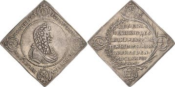 Taler, daalderklippe nach Zinnaischem Fuß 1678, Sachsen-k.., Verzenden