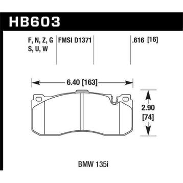 Hawk 08-13 BMW 1-Series HPS 5.0 Front Brake Pads, Ophalen of Verzenden, Nieuw
