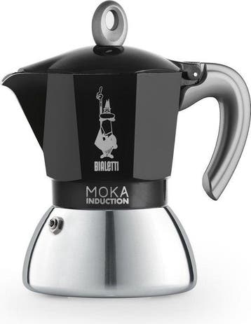 Bialetti Moka Induction - Percolator - Zwart - 4 kops, Verzenden, Nieuw