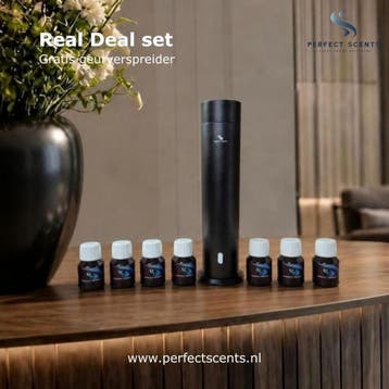 GRATIS stille geurmachine bij Real Deal Aroma pakket, Nieuw, Aroma