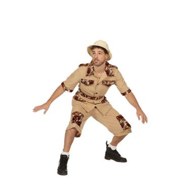 Safari Man Kostuum Kort, Ophalen of Verzenden, Nieuw