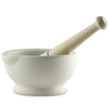 Vijzel met Stamper Porselein 284ml Ø13,5cm, Verzenden, Nieuw