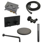 Brauer Black Carving Thermostatische Regendoucheset Inbouw -, Ophalen of Verzenden, Nieuw
