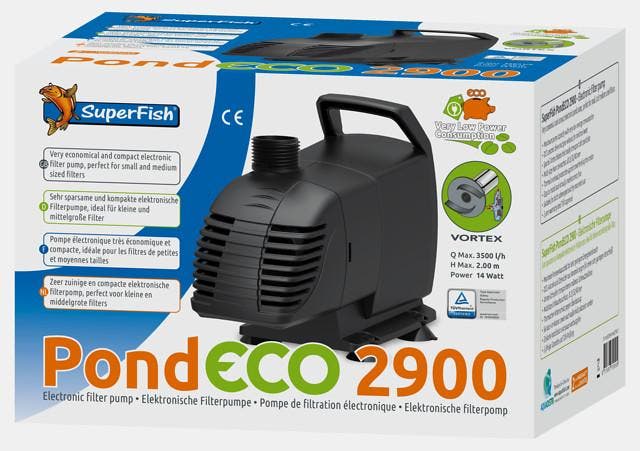 SuperFish Pond Eco 2900-14W vijverpomp, Tuin en Terras, Vijvers, Nieuw, Verzenden