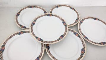 Martial Redon - Limoges - Tafelservies (6) - Porselein - Art