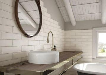 Wandtegel Equipe Cerámica Colonial Beige Mat 7,5x30, Nieuw, 20 tot 40 cm, 10 m² of meer, Wandtegels