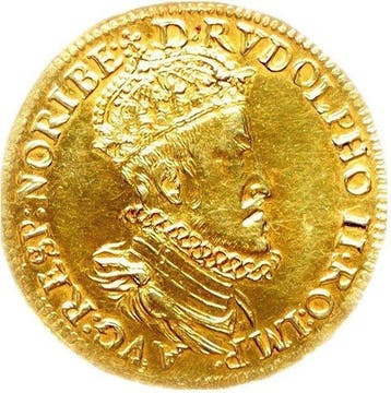 Duitsland, Nürnberg, Stad. Goldgulden 1580, Äußerst selten,