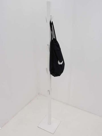 Kapstok garderobe staand 190cm - in de kleur wit, voetplaat, Ophalen of Verzenden, Gebruikt, Overige typen