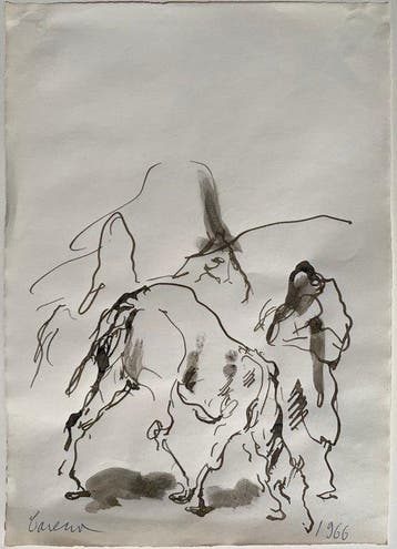 Felice Carena (1879-1966) - Scena bucolica