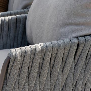 Monroe Cannes stoel bank loungeset 5 delig organic terre, Ophalen of Verzenden, Nieuw