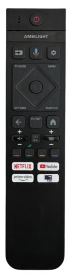 Vervangende Philips Android TV afstandsbediening - Met sp..., Verzenden, Nieuw
