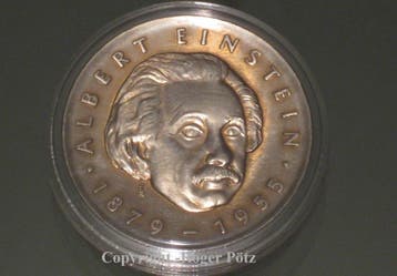 Ddr 5 Mark 1979 Albert Einstein Nickelsilver, Verzenden