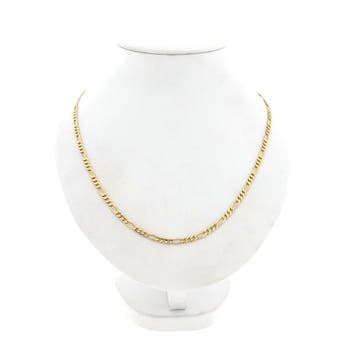 Gouden Figaro schakelketting, Ophalen of Verzenden, Gebruikt, Goud, Goud