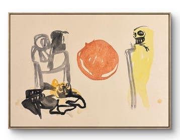 Marcus de Vestele (1941-2024) - Composition Cobra “ Le, Antiek en Kunst