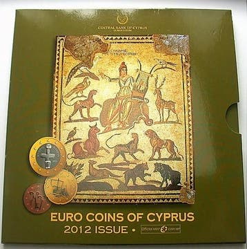 Munten set 1 Cent-2 Euro 2012 Zypern, Postzegels en Munten, Munten | Europa | Euromunten, Verzenden
