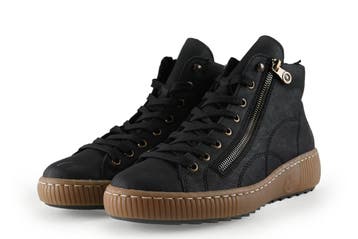 Rieker Hoge sneakers in maat 41 Zwart, Kleding | Dames, Verzenden, Zwart, Rieker, Sneakers of Gympen