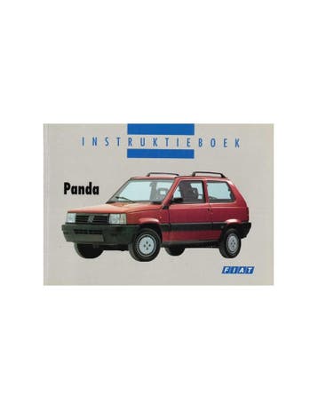 1989 FIAT PANDA INSTRUCTIEBOEKJE NEDERLANDS, Auto diversen, Handleidingen en Instructieboekjes