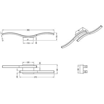 LED Plafondlamp - Plafondverlichting - Trion Ritonu - 10W -, Ophalen of Verzenden, Nieuw, Metaal, Overige fittingen