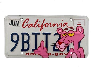 PAAPI (1986) - Pink Panther x Flip-Off x License Plate