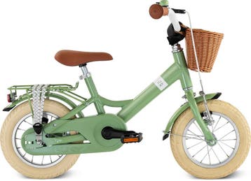 Puky 12 YOUKE aluminium Classic retro groen 3+, Verzenden, Nieuw