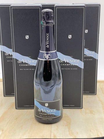 De Venoge, Cordon Bleu Brut - Champagne Blanc de Noirs - 6, Nieuw