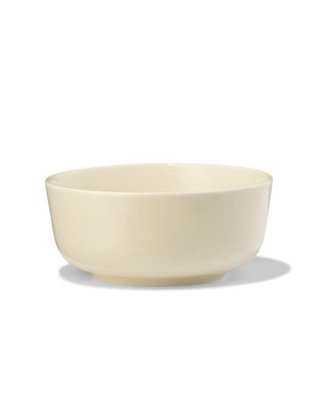 HEMA Kom Ø11cm Knap new bone china geel 2+1 gratis, Verzenden, Nieuw